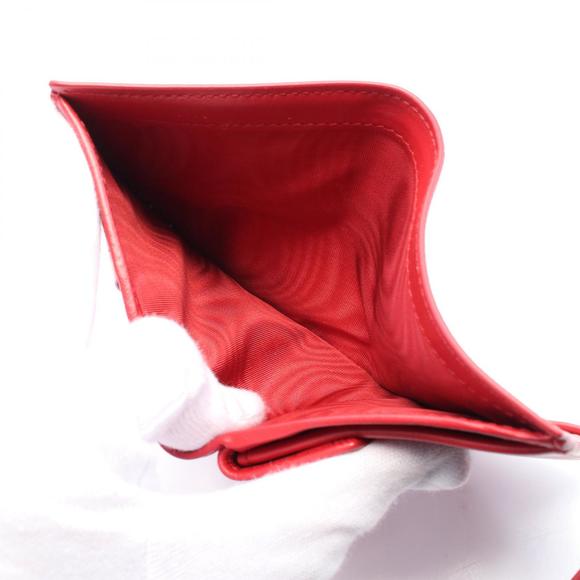 Prada Cahier Wallet CITY Bifold SAFFIANO Red Leather - Picture 6 of 6